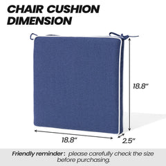Outdoor Dining Chair Cushion Set