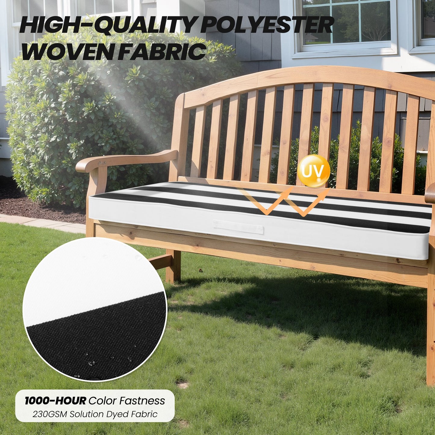 Crestlive Products Outdoor Chaise Lounge Cushions