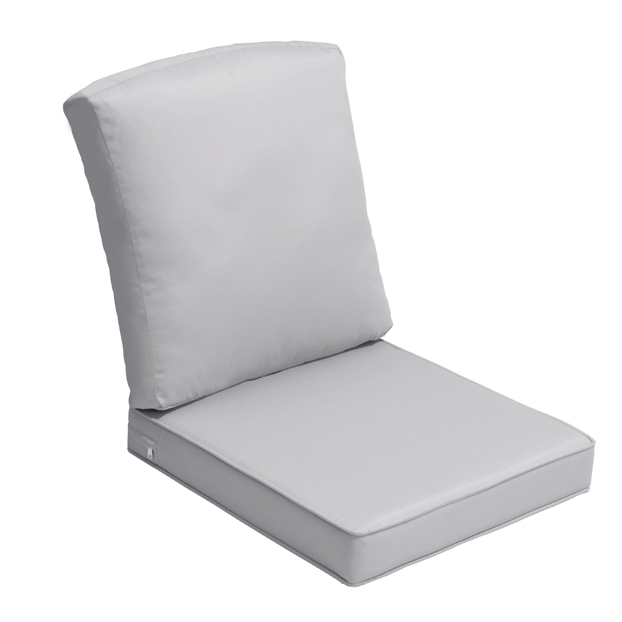 Outdoor Deep Seat Patio Cushion in Light Gray