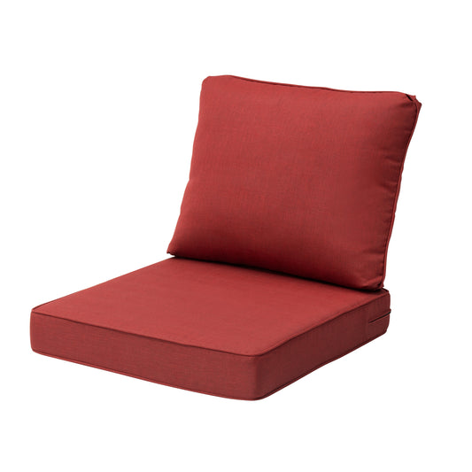 Crestlive Products 24x24 Inch Water-Resistant Deep Seat Outdoor Replacement Cushions
