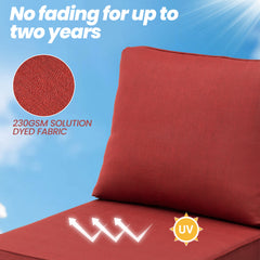 230GSM solution-dyed fabric with up to 2 years fade resistance of Crestlive Products outdoor deep seat cushion set