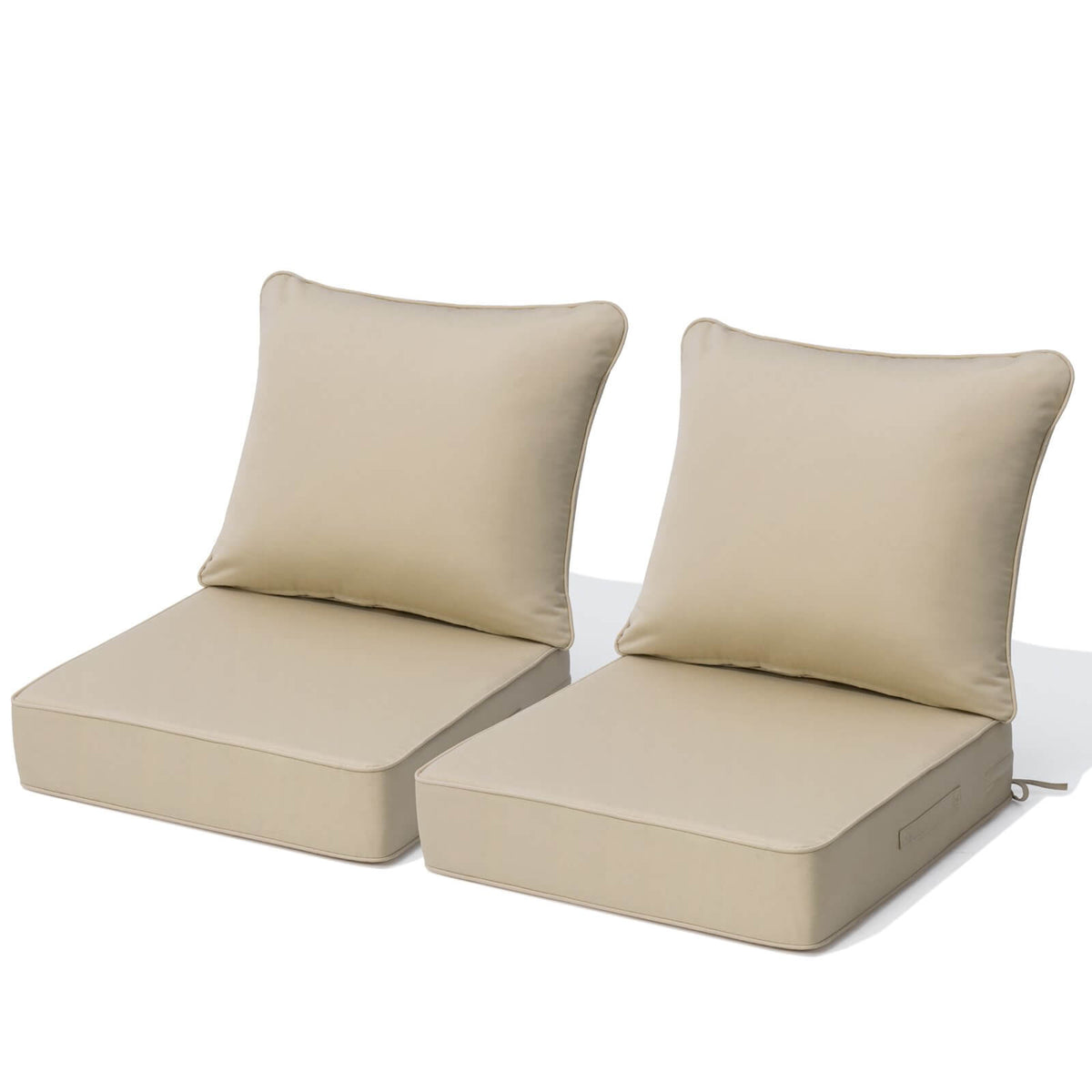 24x24" Sunbrella Outdoor Deep Seat Cushion Set