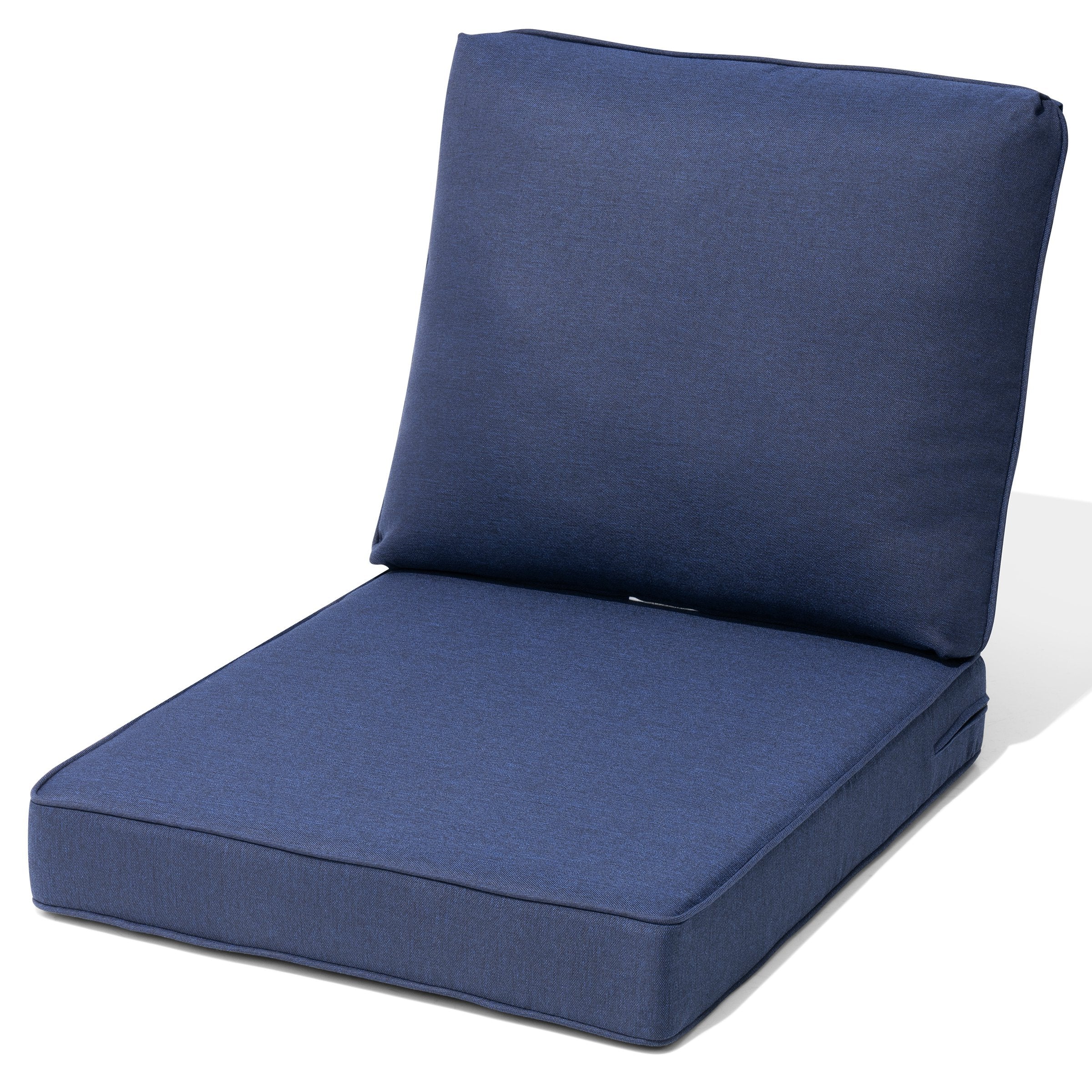 Outdoor deep seat cushion in MidnightBlue
