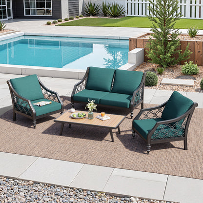 Crestlive Products 28 x 24 in. Outdoor Deep Seat Cushion Set