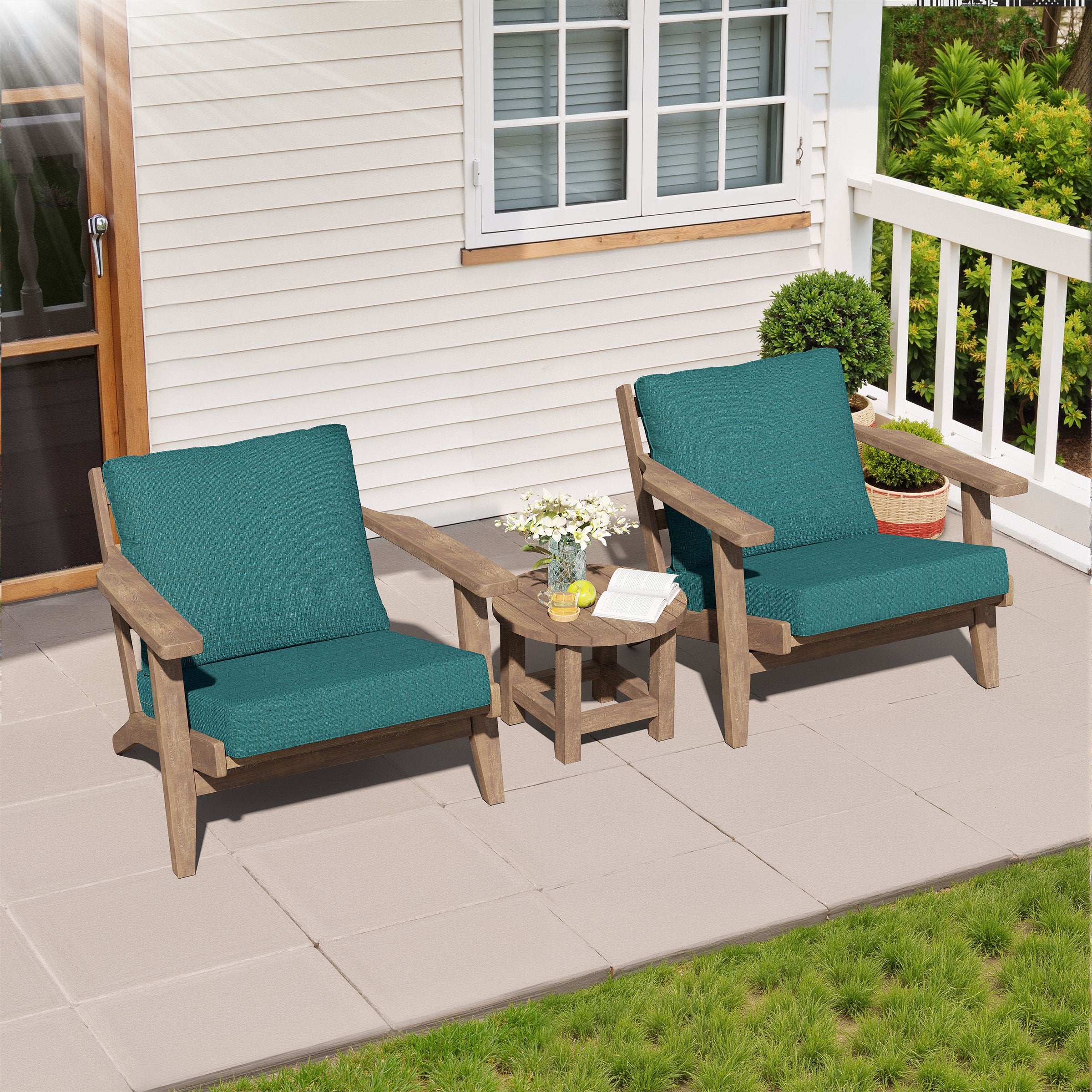 Crestlive Products outdoor deep seat cushion set displayed on deep seating chair