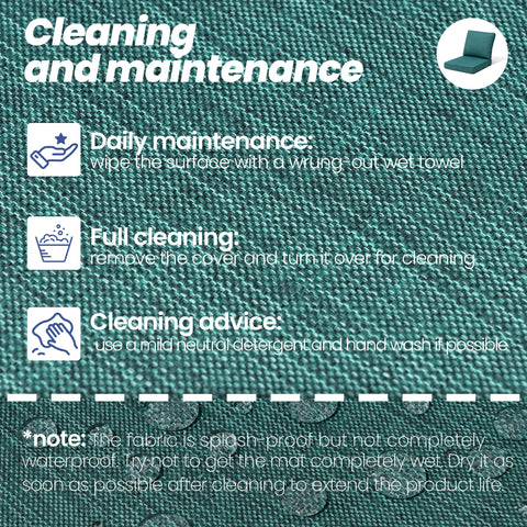 Cleaning and maintenance instructions for Crestlive Products outdoor deep seat cushion set
