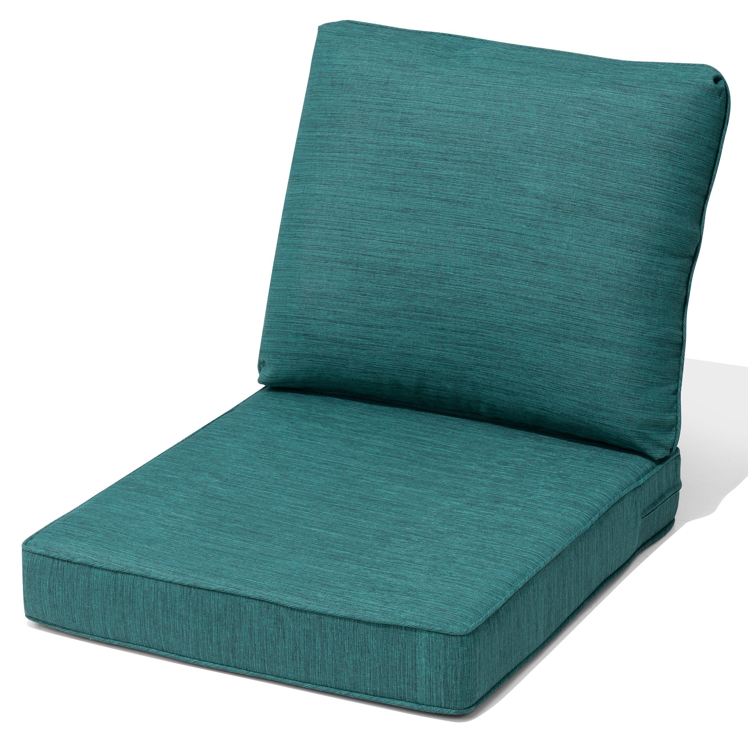 Outdoor deep seat cushion in Green