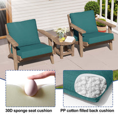 28x24" Outdoor Deep Seat Cushion Set