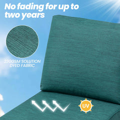 28x24" Outdoor Deep Seat Cushion Set