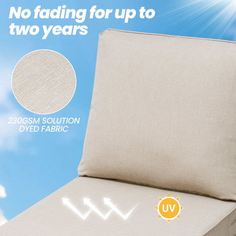 230GSM solution-dyed fabric with up to 2 years fade resistance for outdoor cushions