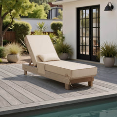 80x26" Sunbrella Outdoor Chaise Lounge Cushion