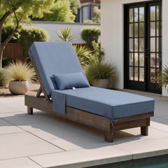 80x26" Sunbrella Outdoor Chaise Lounge Cushion
