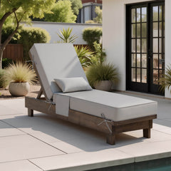 80x26" Sunbrella Outdoor Chaise Lounge Cushion