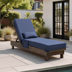 80x26" Sunbrella Outdoor Chaise Lounge Cushion
