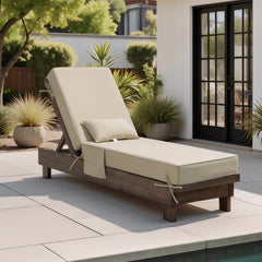 80x26" Sunbrella Outdoor Chaise Lounge Cushion