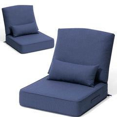 24x24" Outdoor Seat Cushion with Back Pillow