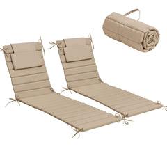 Foldable Chaise Lounge Cushion