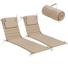 Foldable Chaise Lounge Cushion