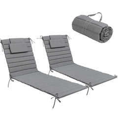 Foldable Chaise Lounge Cushion
