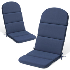 Crestlive 50x19.6 Inch Adirondack Chair Cushion Set of 2, Waterproof, Fade Resistant, High Back Outdoor Rocking Chair Cushion for Patio