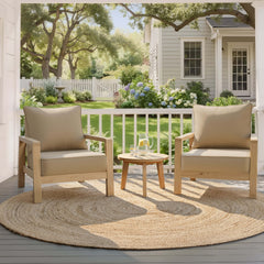 24x24" Sunbrella Outdoor Deep Seat Cushion Set