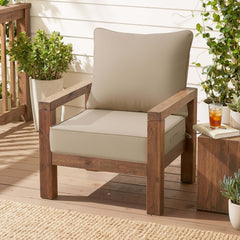 24x24" Sunbrella Outdoor Deep Seat Cushion Set