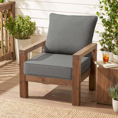 24x24" Sunbrella Outdoor Deep Seat Cushion Set