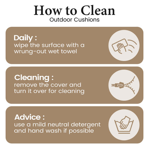 Crestlive Products Outdoor Chaise Lounge Cushion with Pillow and Pockets