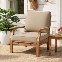 28x24" Outdoor Deep Seat Chair Cushion Set