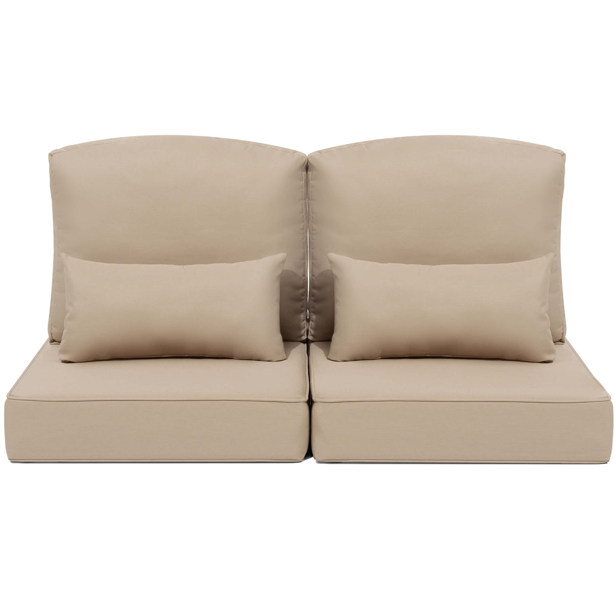 24x24" Outdoor Seat Cushion with Back Pillow