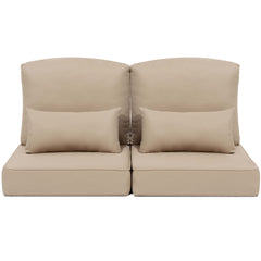 24x24" Outdoor Seat Cushion with Back Pillow