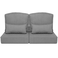 24x24" Outdoor Seat Cushion with Back Pillow