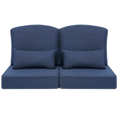 24x24" Outdoor Seat Cushion with Back Pillow