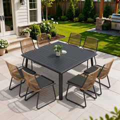 PE Rattan Outdoor Chair Set with Cushions