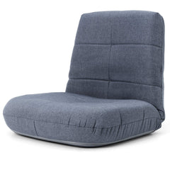 Linen Adjustable Folding Floor Chair