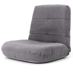 Linen Adjustable Folding Floor Chair