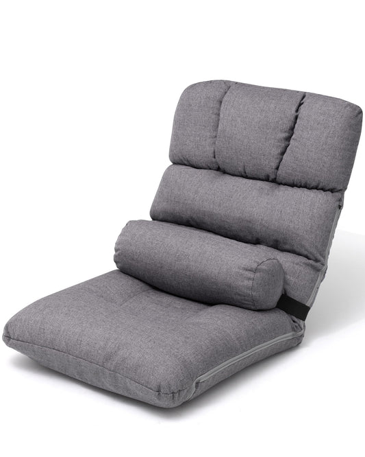 Crestlive Products Adjustable Floor Chair with Removable Pillow