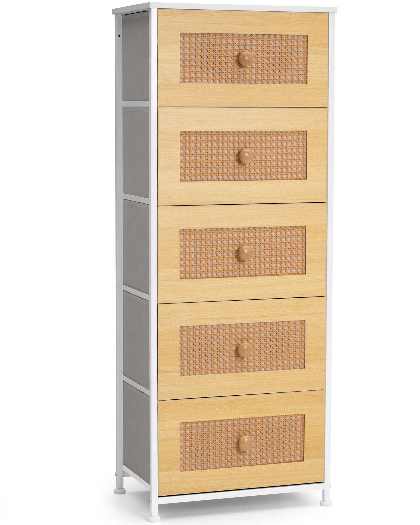 CrestliveProducts 5-drawer Chest Vertical Storage Tower - Fabric Dresser