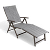 Foldable & Adjustable Aluminum Outdoor Chaise Lounge