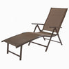 Foldable & Adjustable Aluminum Outdoor Chaise Lounge