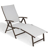 Foldable & Adjustable Aluminum Outdoor Chaise Lounge