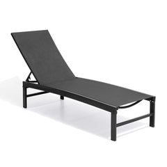 Aluminum Adjustable Outdoor Chaise Lounge Chair