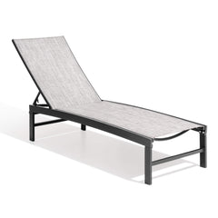 Aluminum Adjustable Outdoor Chaise Lounge Chair