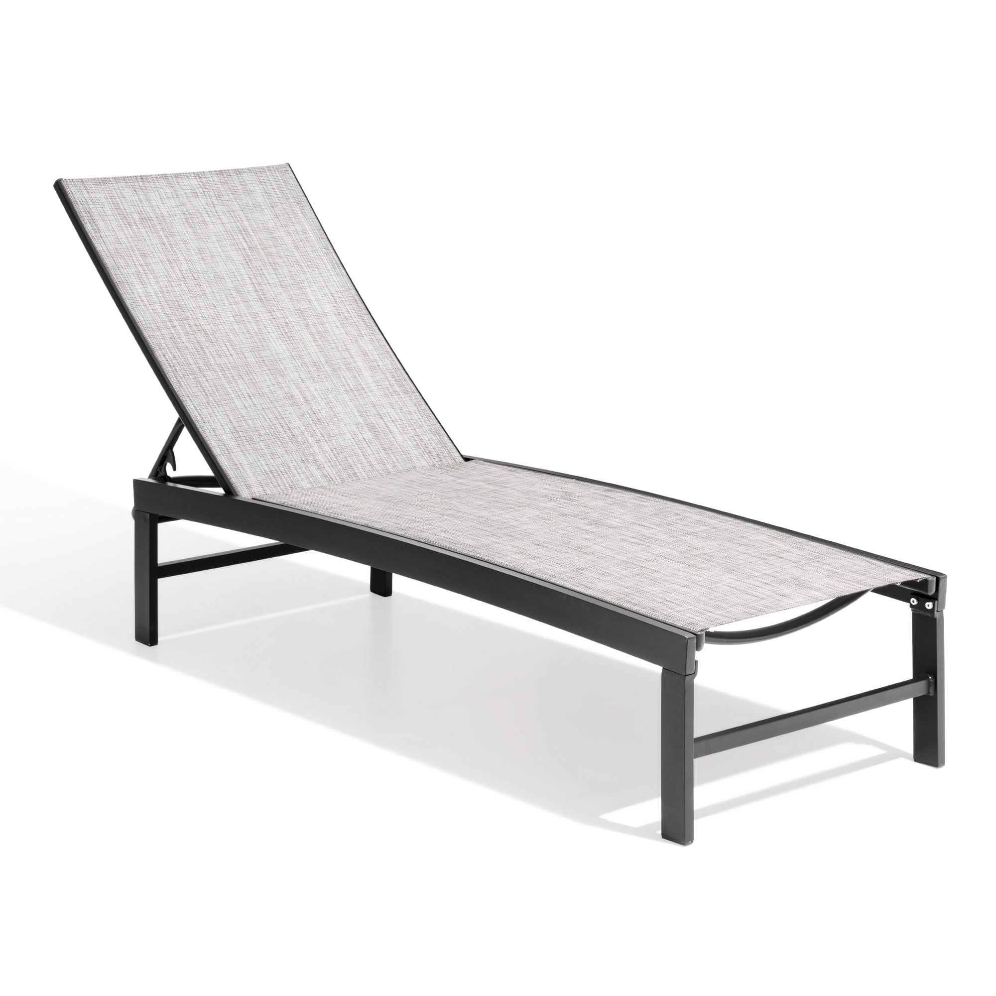 Outdoor chaise lounge cushion single in Earth