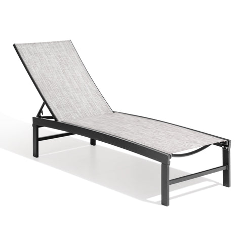 Outdoor chaise lounge cushion single in Earth