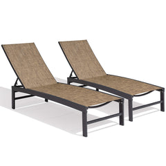 Aluminum Adjustable Outdoor Chaise Lounge Chair