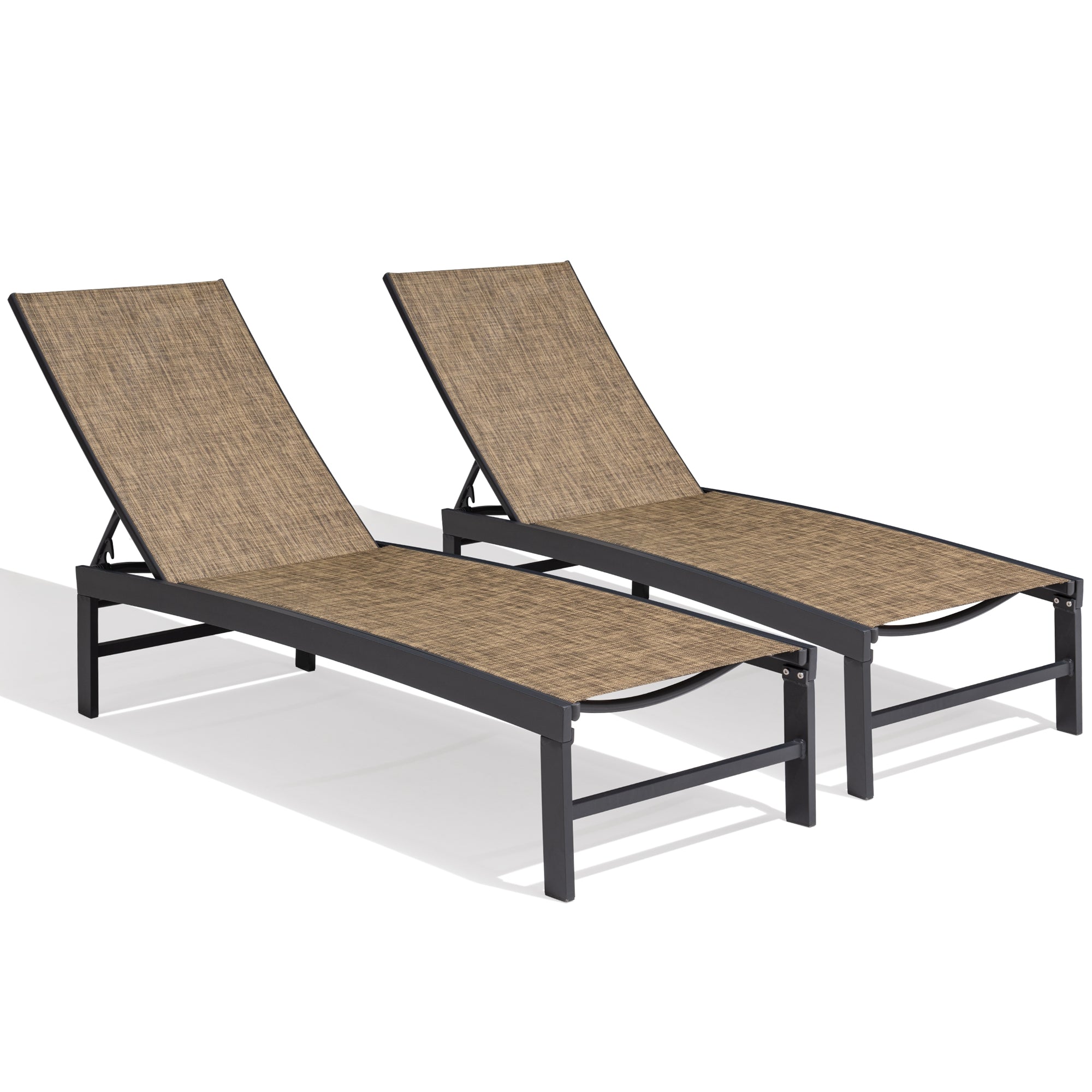 Outdoor chaise lounge cushion 2-piece set in GRB