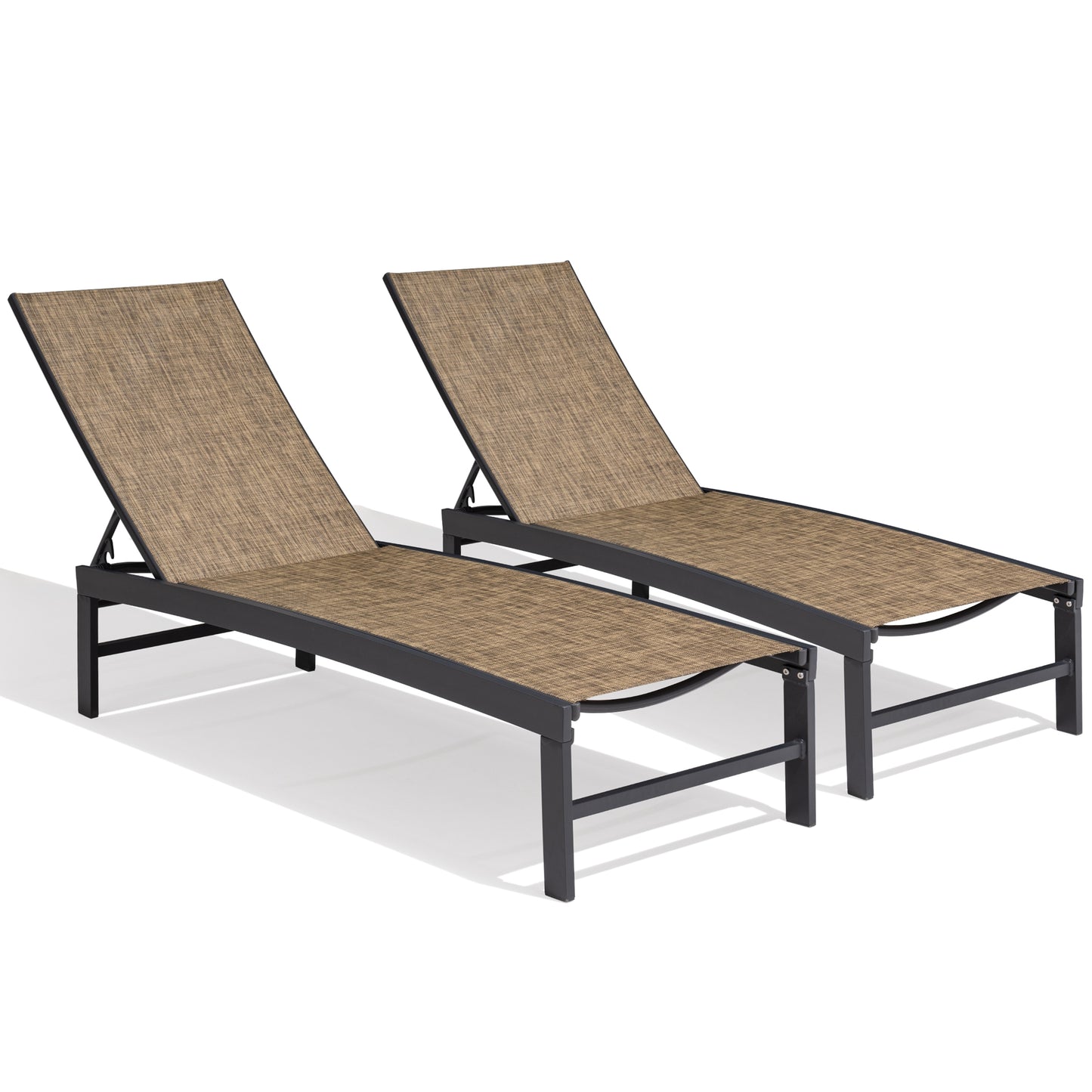 Crestlive Products 1-Piece Outdoor Adjustable Chaise Lounge Chair