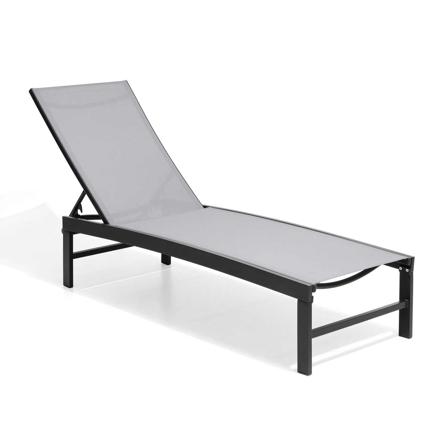 Outdoor chaise lounge cushion single in Ligth Gray