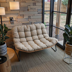 Patio Loveseat with Cushion